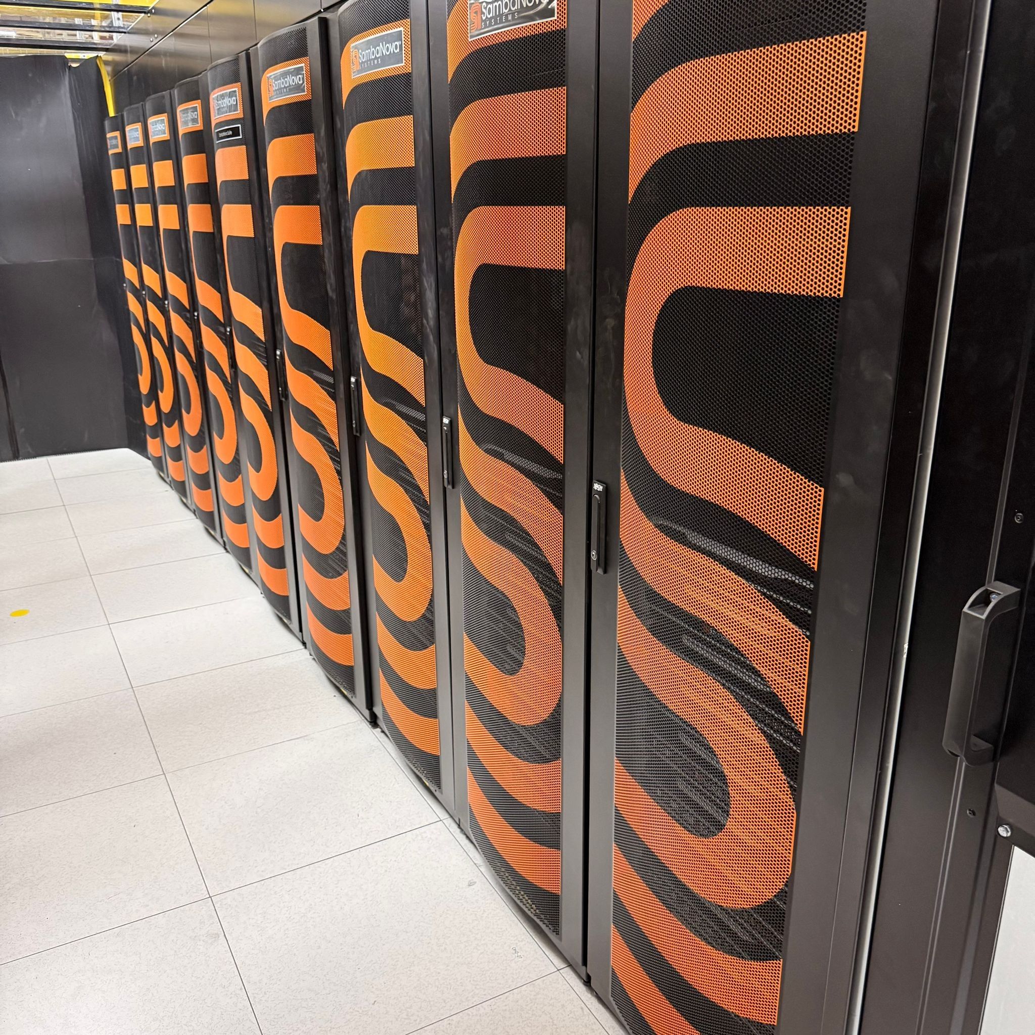 Our racks in the data center in Munich