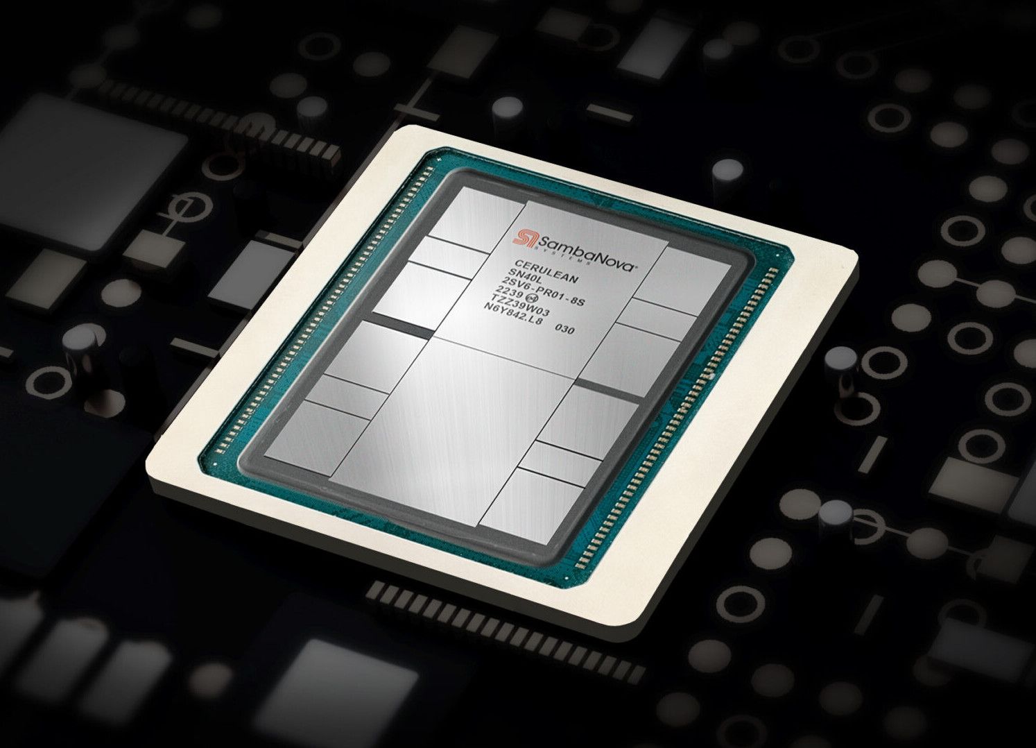 SambaNova SN40L chip package